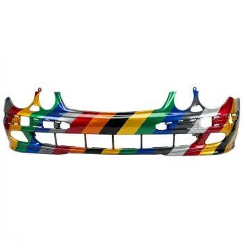 MERCEDES-BENZ E-CLASS (211) (SEDAN /WAGON 04-09) FRONT BUMPER COVER PRIMED (W/ HEAD/LAMP Washer)(W/Sport OR W/Appearance Pkg)(WO/AMG) OEM#2118800240 2003-2006 PL#MB1000227