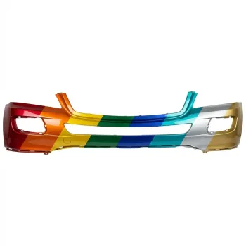 MERCEDES-BENZ ML-CLASS (164) (EXC 450 HYBRID) FRONT BUMPER COVER PRIMED (WO/WASHERS)(WO/SENSOR)(ML320/350/500)(WO/AMG SPORT) OEM#1648850625 2006-2008 PL#MB1000229