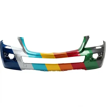 MERCEDES-BENZ GL-CLASS (164) FRONT BUMPER COVER PRIMED 320/450 (ROUND FOG)(W/ WASHER)(WO/SENSOR)(WO/CURVE LIGHT) OEM#16488515259999 2007-2009 PL#MB1000256
