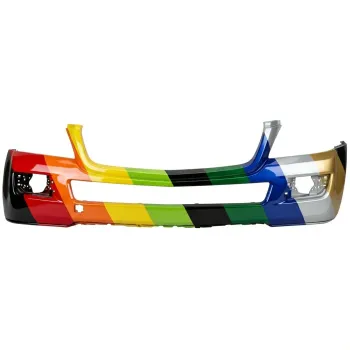 MERCEDES-BENZ GL-CLASS (164) FRONT BUMPER COVER PRIMED 320/450 (ROUND FOG)(WO/WASHER)(WO/SENSOR)(WO/CURVE LIGHT) OEM#16488513259999 2007-2009 PL#MB1000258