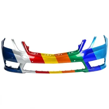 MERCEDES-BENZ E-CLASS SEDAN (212) FRONT BUMPER COVER PRIMED (W/SPORT)(WO/CHR B MLDG)(WO/WASHER)(W/SENSOR)(EXC E63) OEM#21288025409999 2010-2013 PL#MB1000304