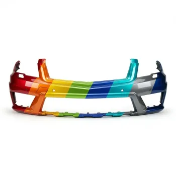 MERCEDES-BENZ GLK-CLASS (204) FRONT BUMPER COVER PRIMED (W/ WASHER)(W/ SENSOR)W/SPORT PKG OEM#2048858425 2010-2012 PL#MB1000360