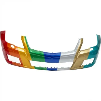 MERCEDES-BENZ GLK-CLASS (204) FRONT BUMPER COVER PRIMED (W/ WASHER)(W/ SENSOR)BASE MDL WO/OFFROAD PKG OEM#2048804540 2010-2012 PL#MB1000364