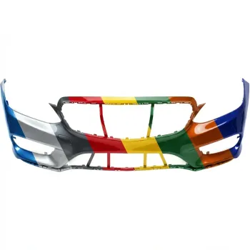 MERCEDES-BENZ E-CLASS SEDAN (212) FRONT BUMPER COVER PRIMED (W/INSERT)(WO/SENSOR)(W/AMG)(EXC E63) OEM#21288526389999 2014-2016 PL#MB1000410