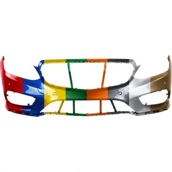 MERCEDES-BENZ E-CLASS HYBRID (E400) FRONT BUMPER COVER PRIMED (W/INSERT)(W/SENSOR)(W/AMG)(EXC E63) OEM#21288527389999 2014-2015 PL#MB1000411