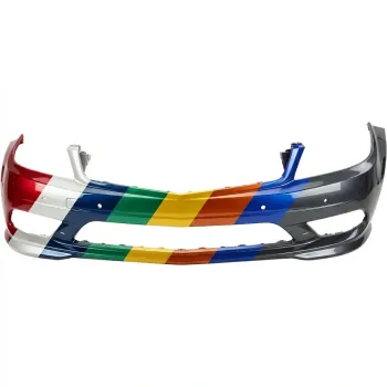 MERCEDES-BENZ C-CLASS SEDAN (204) FRONT BUMPER COVER PRIMED (SPORT)(WO/WASH)(W/ SEN)(EXC C63)(LED DRL) OEM#2048856238 2011 PL#MB1000425