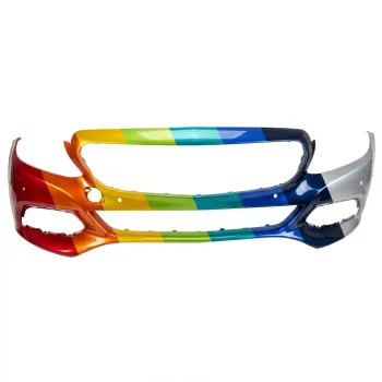 MERCEDES-BENZ C-CLASS COUPE FRONT BUMPER COVER PRIMED (C300 W/O SPORT) W/SENSOR W/O SURROUND VIEW**CAPA** OEM#2058800340649999 2017-2018 PL#MB1000468C