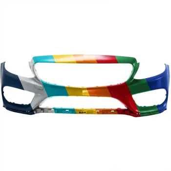 MERCEDES-BENZ C-CLASS CONV FRONT BUMPER COVER PRIMED (C300 W/ SPORT)(C43) WO/SENSOR WO/SURROUND VIEW OEM#2058801740649999 2017-2018 PL#MB1000477