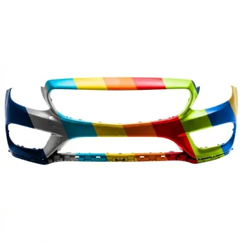 MERCEDES-BENZ C-CLASS COUPE FRONT BUMPER COVER PRIMED (C300 W/ SPORT or NIGHT PKG ) WO/SENSOR WO/SURROUND VIEW**CAPA OEM#2058801740649999 2017-2018 PL#MB1000477C