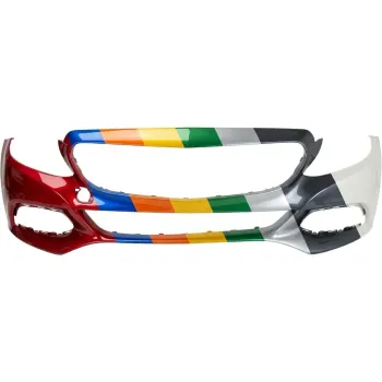 MERCEDES-BENZ C-CLASS COUPE FRONT BUMPER COVER PRIMED (C300 W/O SPORT) WO/SENSOR W/SURROUND VIEW OEM#20588019409999 2017-2018 PL#MB1000510