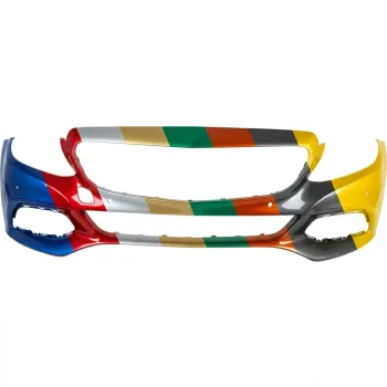 MERCEDES-BENZ C-CLASS COUPE FRONT BUMPER COVER PRIMED (C300 WO/SPORT) W/SENSOR W/SURROUND VIEW OEM#2058802040649999 2017-2018 PL#MB1000511