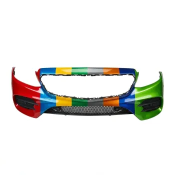 MERCEDES-BENZ E-CLASS SEDAN (213) FRONT BUMPER COVER PRM-GRAY (WO/ACTIVE PARK ASSIST)(E43/53)**CAPA** OEM#21388568029999 2017-2020 PL#MB1000535C