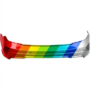 MERCEDES-BENZ C-CLASS SEDAN (204) REAR BUMPER COVER PRIMED (W/ SENSOR)(C250/300 SPORT)(C350)(C63) OEM#20488093479999 2012-2014 PL#MB1100288