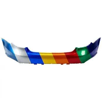 MERCEDES-BENZ E-CLASS SEDAN (212) REAR BUMPER COVER PRIMED (WO/SENSOR)(WO/AMG)(W/SIDE MLDG HOLES) OEM#21288582259999 2014-2016 PL#MB1100334