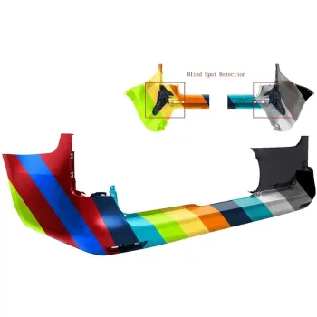 MERCEDES-BENZ METRIS REAR BUMPER COVER TXT-BLACK (WO/SENSOR)(W/BLIND SPOT DETECT) OEM#44788028009B51 2016-2020 PL#MB1100384