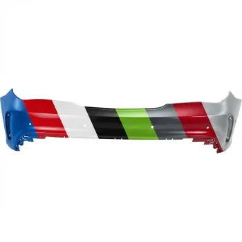 MERCEDES-BENZ CLA-CLASS REAR BUMPER COVER PRIMED GRAY (CLA250 W/SPORT)(CLA45)(W/ ACTIVE PARK ASSIST) OEM#11788045019999 2017-2019 PL#MB1100413