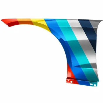 MERCEDES-BENZ E-CLASS (211) (SEDAN /WAGON 04-09) FENDER LEFT (Driver Side) W/O S/L Hole (STEEL) OEM#2118801318-PFM 2003-2009 PL#MB1240131