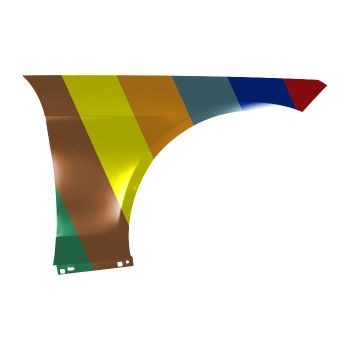 MERCEDES-BENZ E-CLASS WAGON (212) FENDER RIGHT (Passenger Side) (STEEL)(EXC E63) OEM#2128801218-PFM 2011-2016 PL#MB1241134-PFM