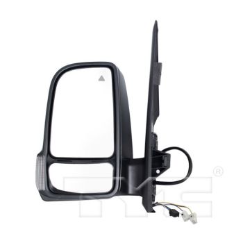 MERCEDES-BENZ SPRINTER DOOR MIRROR LEFT (Driver Side) PWR/HTD/M-FOLD (WO/CAMERA)(TEX CVR) OEM#9108111100-PFM 2019-2024 PL#MB1320120