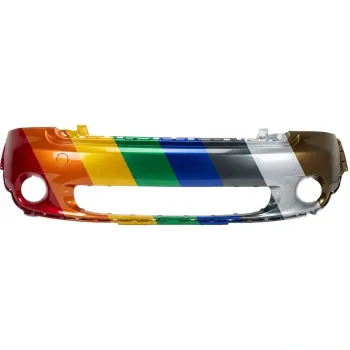 MINI COOPER PACEMAN FRONT BUMPER COVER PRIMED (BASE MDL)(W/ CHROME TRIM) **CAPA** OEM#51119807196 2013-2016 PL#MC1000115C