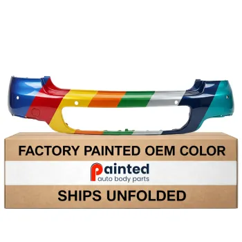 MINI COOPER COUNTRYMAN  REAR BUMPER COVER PRIMED (BASE MDL)(W/ CHROME TRIM)(W/ SENSOR) **CAPA** OEM#51129807198 2011-2016 PL#MC1100139C