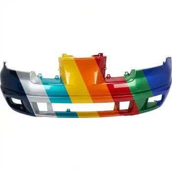 MITSUBISHI OUTLANDER  FRONT BUMPER COVER PRIMED (W/O Cover Lower insert) OEM#MN133205 2003-2005 PL#MI1000286