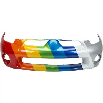 MITSUBISHI ECLIPSE COUPE FRONT BUMPER COVER PRIMED (W/O OE EMBLEM MARK) OEM#6400B274 2006-2008 PL#MI1000313