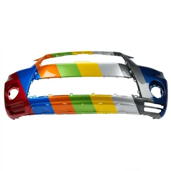 MITSUBISHI OUTLANDER  (7 SEATER) FRONT BUMPER COVER PRM/LWR-TEXT (W/HOLES FOR LOWER PAD)**CAPA** OEM#6400D099 2010-2013 PL#MI1000328C