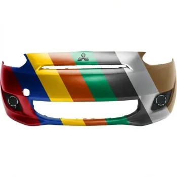 MITSUBISHI MIRAGE (HATCHBACK) FRONT BUMPER COVER PRIMED (WO/FOG) OEM#6400D340 2014-2015 PL#MI1000338