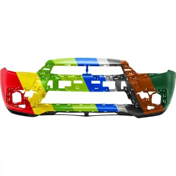 MITSUBISHI OUTLANDER SPORT  (5 SEATER) FRONT BUMPER COVER PRM/LWR-TXT OEM#6400K712 2018-2019 PL#MI1000346