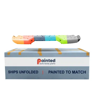 NISSAN(DATSUN) FRONTIER REAR STEP BUMPER GRAY (WO/SENSOR) **CAPA** OEM#850309BF1D 2005-2021 PL#NI1102154C