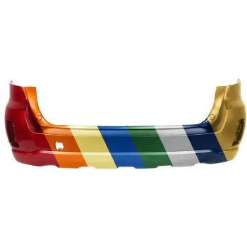 SUBARU OUTBACK REAR BUMPER COVER UPPER PRM/LOWR-TEXT**CAPA** OEM#57704AJ07A 2010-2014 PL#SU1100164C