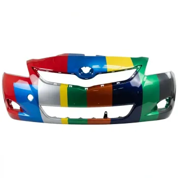 TOYOTA YARIS SEDAN FRONT BUMPER COVER PRIMED (W/O SPOILER) **CAPA** OEM#5211952934 2007-2012 PL#TO1000321C