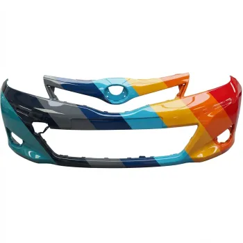 TOYOTA YARIS HATCHBACK(5DOORS) FRONT BUMPER COVER PRIMED (CE/L/LE)(JAPAN) OEM#5211952965 2012-2014 PL#TO1000381