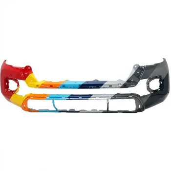 TOYOTA TACOMA FRONT BUMPER COVER TEXTURED BLACK (WO/FLARE)**CAPA** OEM#5211904220 2016-2023 PL#TO1000415C