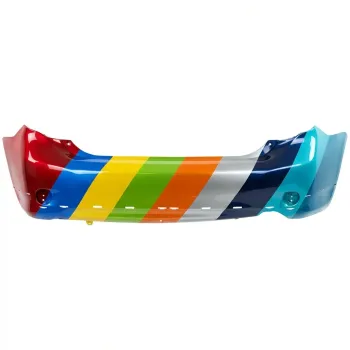 TOYOTA COROLLA/SEDAN REAR BUMPER COVER PRIMED (W/SPOILER)(S/XRS)**CAPA** OEM#5215902964 2009-2010 PL#TO1100265C