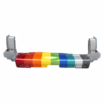 TOYOTA FJ CRUISER  REAR BUMPER COVER TEXT-BLACK (WO/SENSOR) **CAPA** OEM#5215935400 2011-2014 PL#TO1100322C