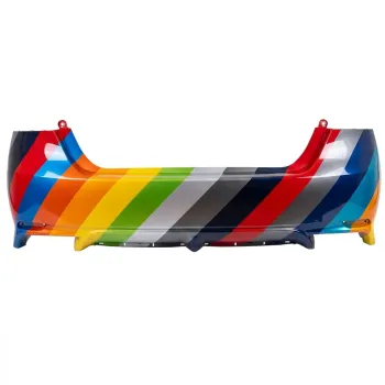 TOYOTA CAMRY HYBRID REAR BUMPER COVER PRIMED (SE/XSE)(WO/SENSOR) OEM#521590X915 2018-2024 PL#TO1100335