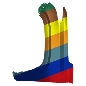 TOYOTA TUNDRA FENDER LEFT (Driver Side) (WO/WHEEL OPENING MLDG) **CAPA** OEM#538120C080 2022-2024 PL#TO1240283C