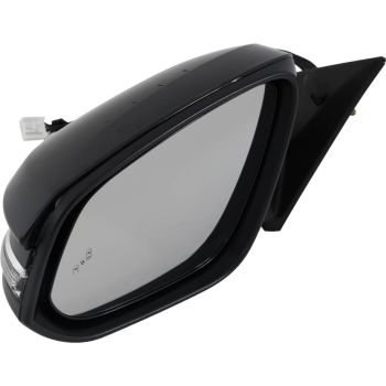 TOYOTA HIGHLANDER DOOR MIRROR LEFT (Driver Side) PWR/HTD/SIGNAL/PUDDL/MEMORY (W/BSD)(WO/AVM)(PTM) OEM#879400E320-PFM 2018-2019 PL#TO1320409