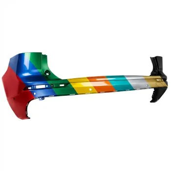 VOLVO VOLVO XC60 PLUG-IN  REAR BUMPER COVER PRIMED (W/SENSOR)(EXC INSCRIPTION)(WO/CHROME REFLECTOR BEZEL) OEM#398472662 2018-2021 PL#VO1100182