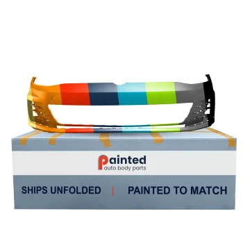 VOLKSWAGEN GTI FRONT BUMPER COVER PRIMED (WO/WASHER)(WO/SENSOR) **CAPA** OEM#5GM807217HGRU 2015-2017 PL#VW1000209C