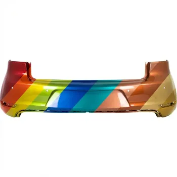 VOLKSWAGEN GTI 2/4DOORS REAR BUMPER COVER PRIMED (W/SENSOR) OEM#5K6807417HGRU 2010-2014 PL#VW1100184