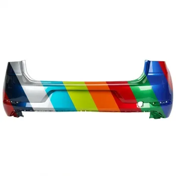 VOLKSWAGEN GOLF  REAR BUMPER COVER PRIMED (WO/SENSOR) OEM#5GM807417AEGRU 2018-2021 PL#VW1100218