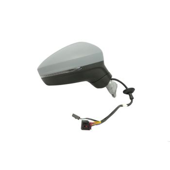 VOLKSWAGEN TIGUAN DOOR MIRROR RIGHT (Passenger Side) PWR/HTD/SIGNAL/PUDDLE/MEMORY/P-FOLD (W/BSD)(PTM) OEM#5NC857508AB9B9-PFM 2018-2021 PL#VW1321184