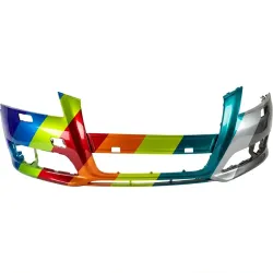 AUDI A3 FRONT BUMPER COVER PRIMED (WO/S LINE) (W/ WASHER)(WO/SENSOR) OEM#8P0807105FGRU 2009-2013 PL#AU1000222