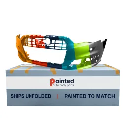 AUDI A6 SEDAN  FRONT BUMPER COVER PRIMED (WO/PK SENSOR)(WO/S-LINE)(W/CHROME TRIM)**CAPA** OEM#4G0807065PGRU 2016 PL#AU1000240C