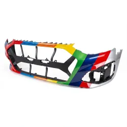 AUDI A4 SEDAN FRONT BUMPER COVER PRIMED (WO/WASHER)(WO/PARALLEL PARK ASSIST)(W/S-LINE) **CAPA** OEM#8W0807065BEGRU 2020-2024 PL#AU1000299C