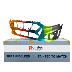 AUDI S4 SEDAN FRONT BUMPER COVER PRIMED (WO/WASHER)(WO/PARALLEL PARK ASSIST) **CAPA** OEM#8W0807065BEGRU 2020-2024 PL#AU1000299C