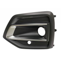 AUDI Q5 / SQ5 FOG LAMP COVER LEFT (Driver Side) BLACK W/SATIN-CHROME MDLG (W/FOG)(Q5 WO/S-LINE) OEM#80A807679AFCOX 2021-2023 PL#AU1038150
